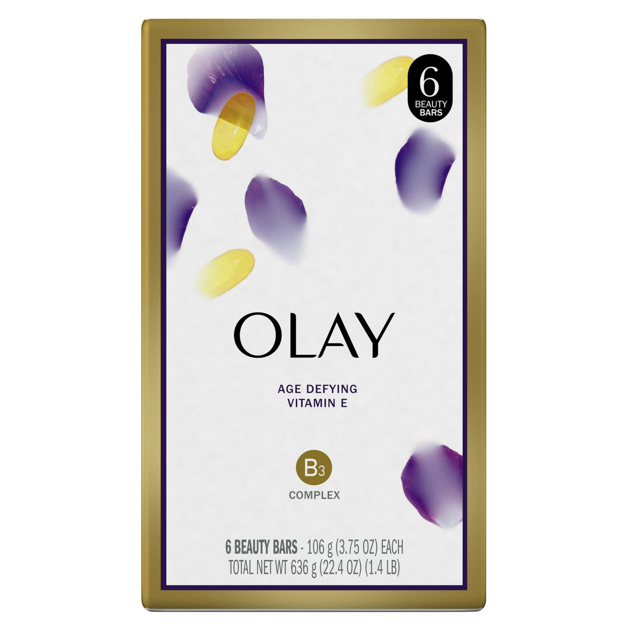 Olay Outlast Age Defying Bar Soap, 6 Ea, 22.4 Oz